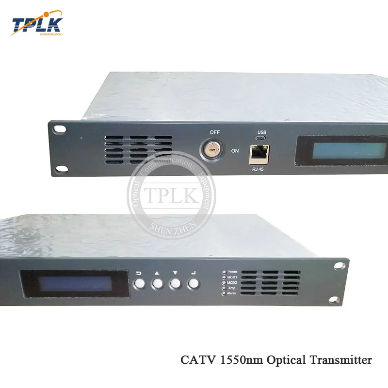 Оригинальная Лучшая цена CATV 1550nm оптический передатчик, 2 МВт и 10 мВт для варианта, прямой светильник модуляции интенсивности SC/APC разъем