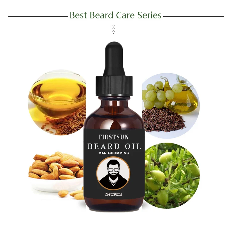2 шт. Новинка! Натуральное органическое масло для роста бороды увлажняющее