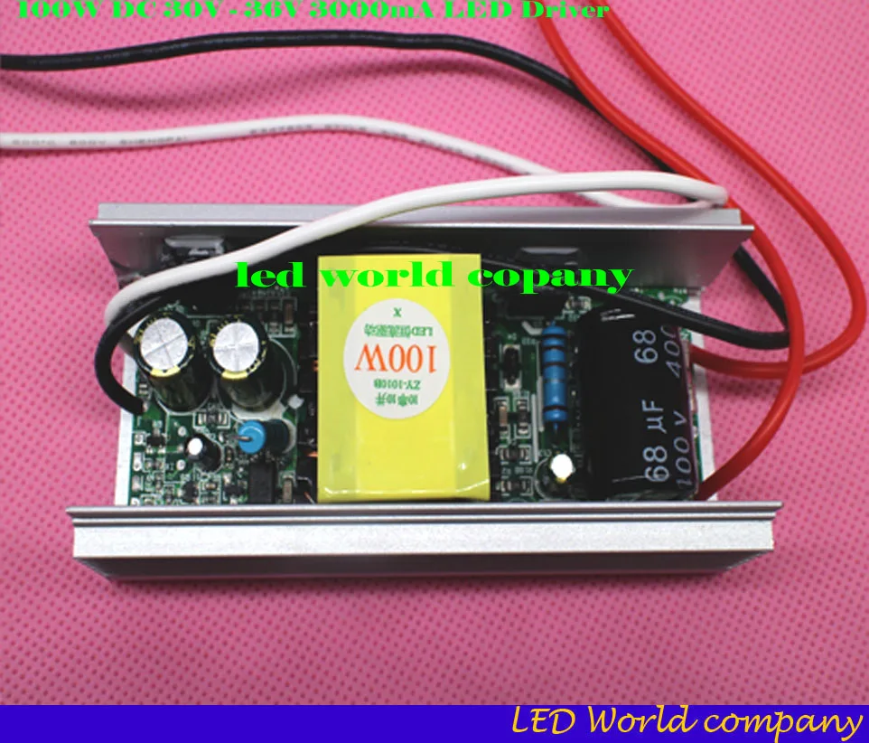 100W DC 30 V-36 V 3000mA Светодиодный драйвер для 100w Светодиодный чип diy AC 85 V-265 V 110V 220V постоянный ток драйвер светодиодного чипа