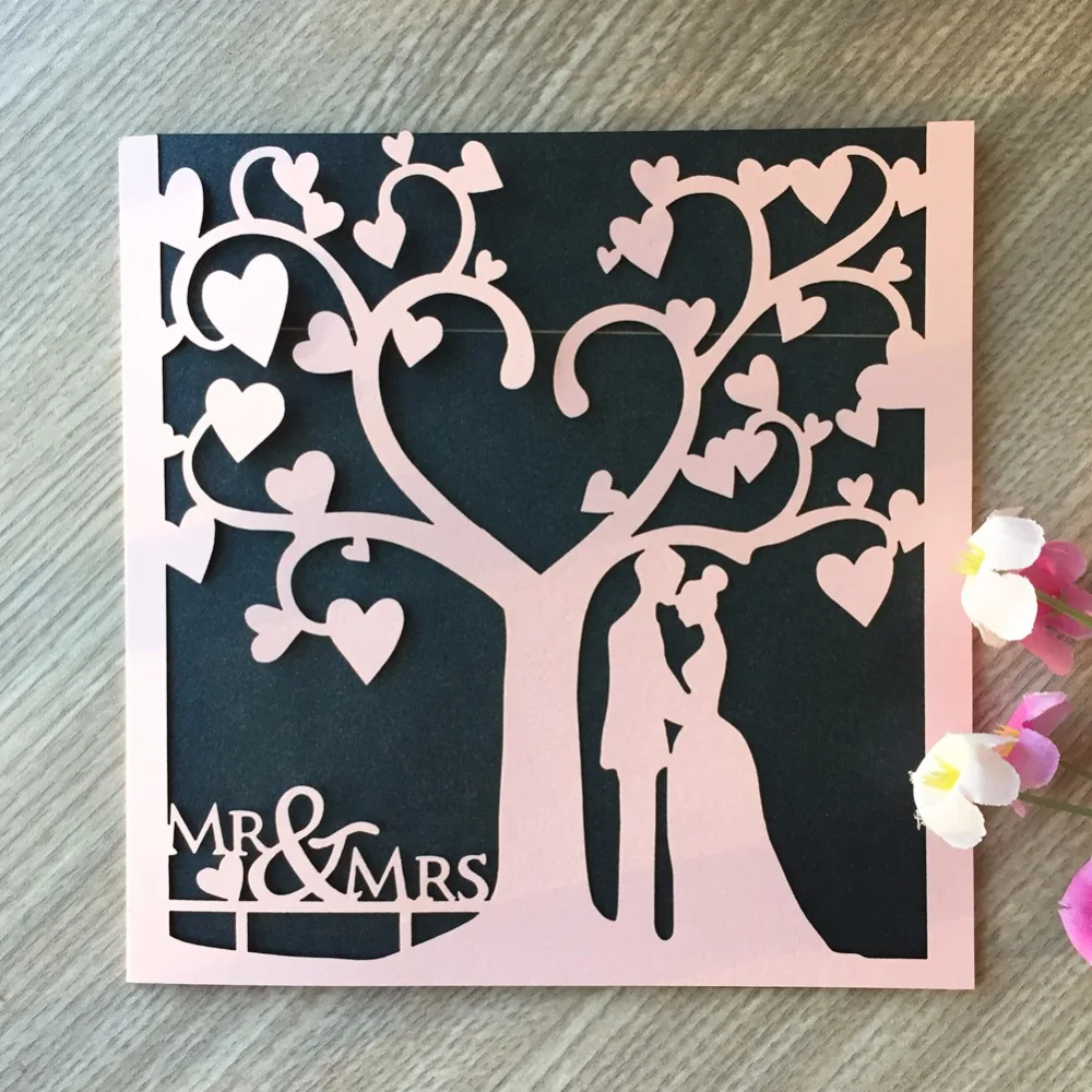 100 шт. перламутровые бумажные свадебные приглашения|paper card wedding|paper cardevent invitation cards |
