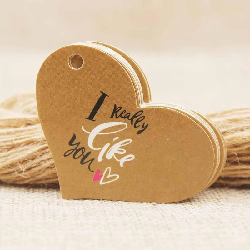 100tag + 100string Paperboard дизайн печати ценник Полезная строка лучший матч прекрасный