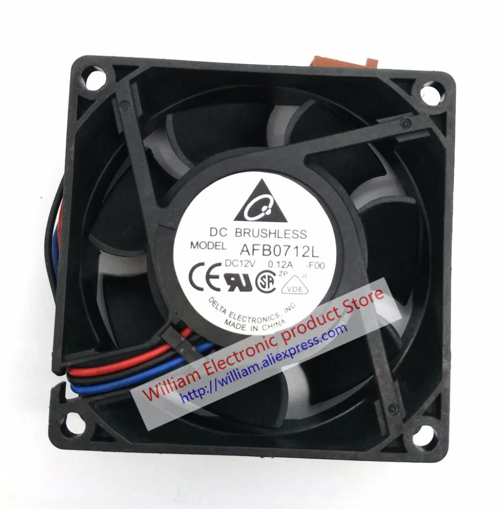 

Original Delta AFB0712L DC12V 0.12A 70x70x25MM 7cm Computer cooling fan