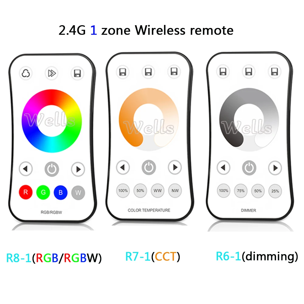 Беспроводной светодиодный диммер 2 4G RF с сенсорным управлением