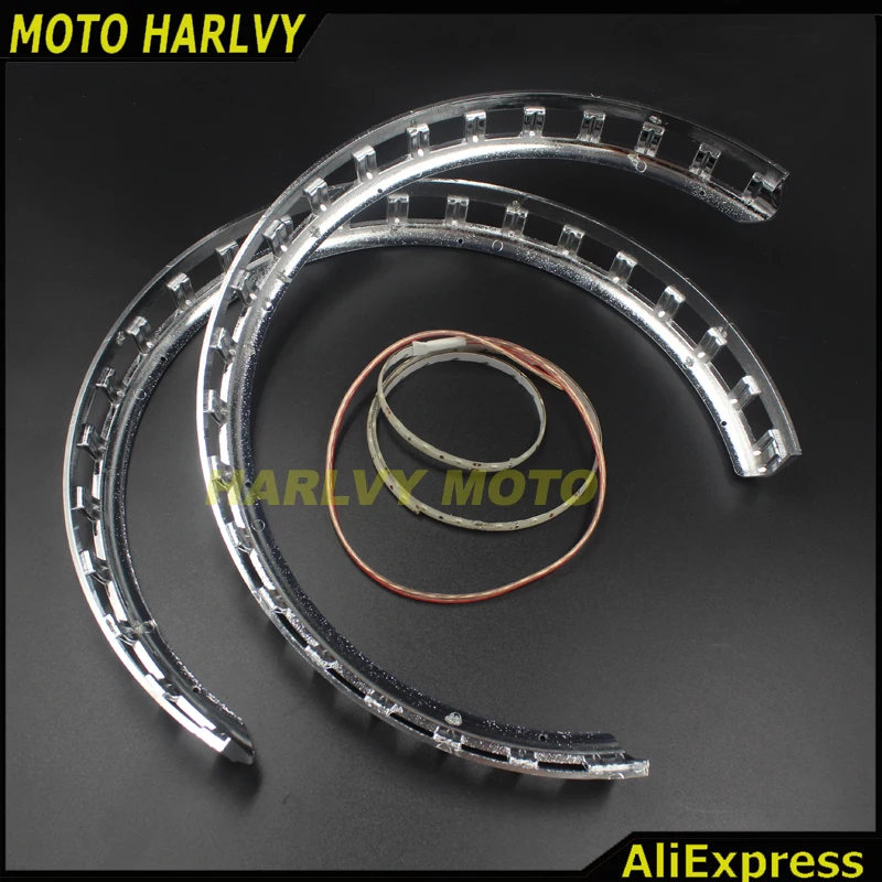 Белый светильник кольцо крышки ротора пожарного тормоза для Honda Goldwing GL1800 2001-2014 |