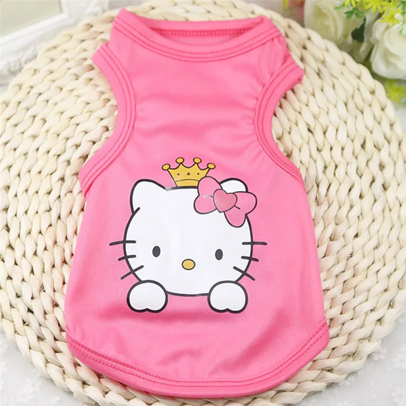 Vest-KT Костюм кота из мультфильма; милая уютная одежда для домашних животных; Одежда для кошек; толстовка с капюшоном; Mascotas Gato; свитер для кошек; одежда для домашних животных - Цвет: Vest-KT