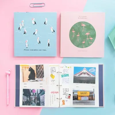 Модный DIY фотоальбом, альбом для путешествий и свадьбы, книга памяти ребенка, 6 дюймов, 100 фотографий, альбом для фотографий