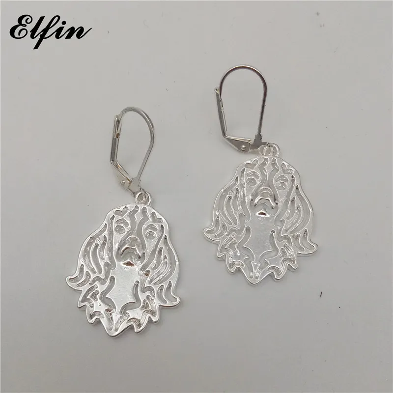 Elfin оптовая продажа новые модные серьги капельки король Чарльз ювелирные изделия