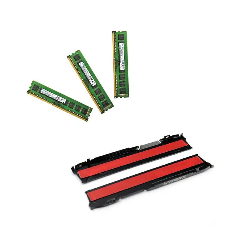 1 комплект армированный блок памяти радиатор Ddr2 Ddr3 Ddr4 настольная полоса