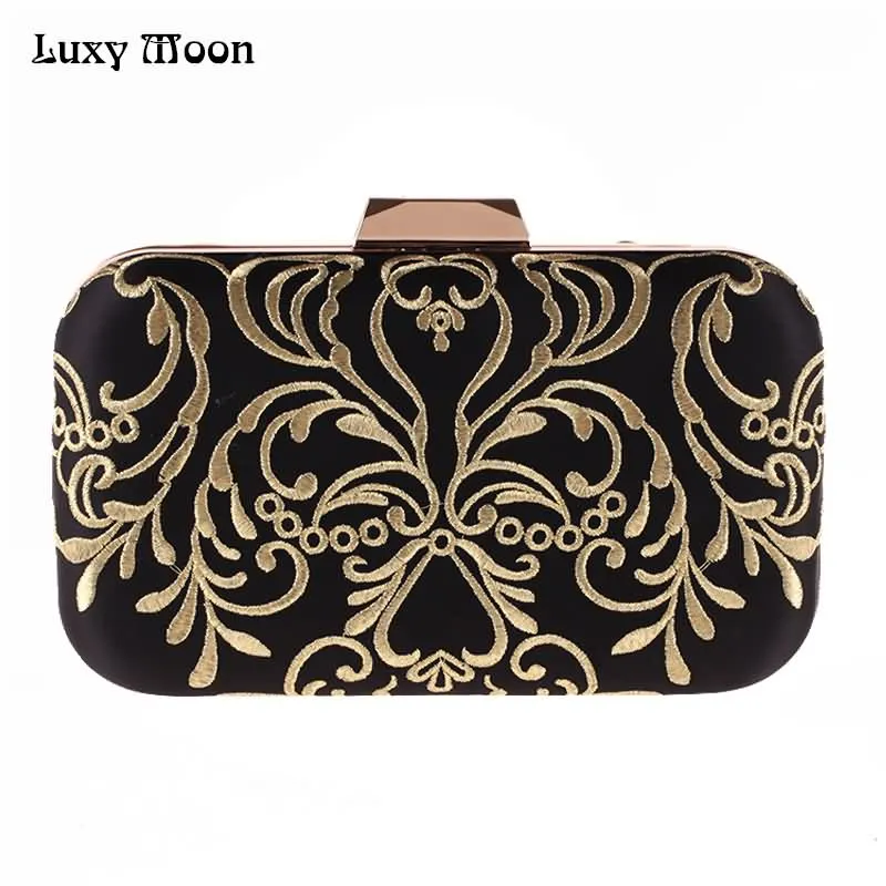 LUXY MOON вечерняя сумка женский кошелек новый алмаз вышивка цветок клатч сумочка