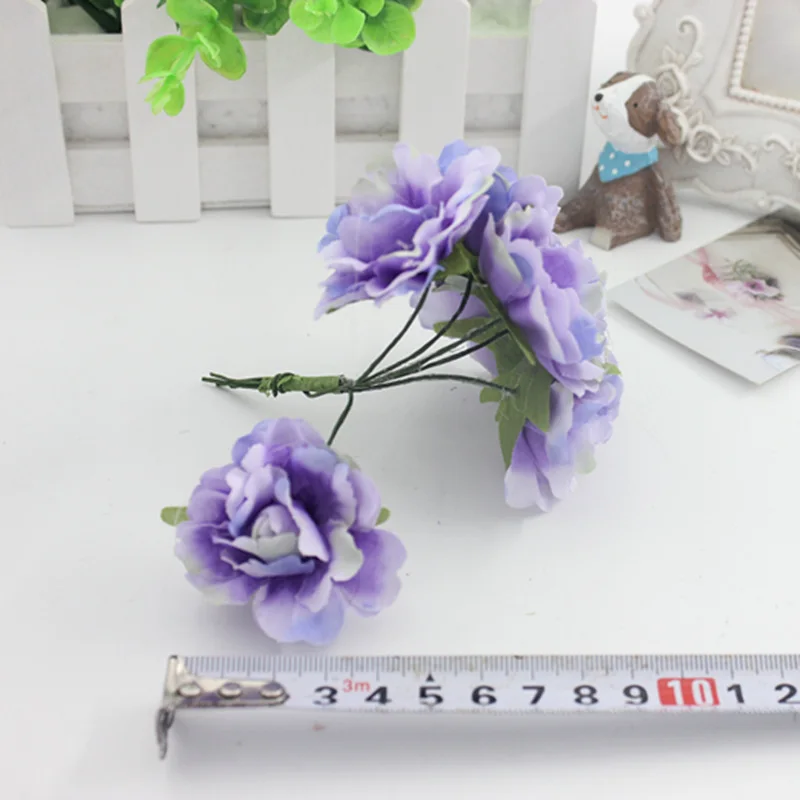 Искусственные шелковые цветы пионы ручной работы для свадьбы вечеринки дома