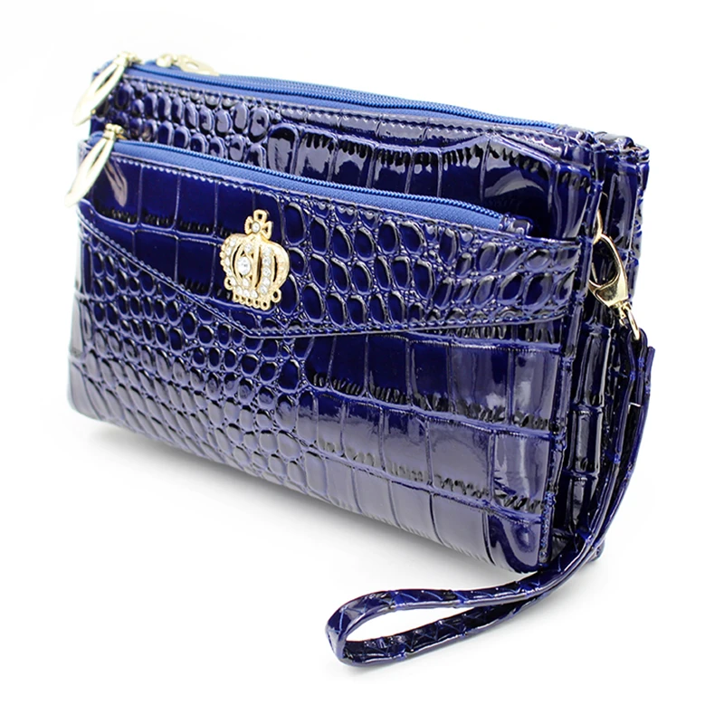 Новинка 2017 женские сумки мессенджеры из лакированной кожи крокодила через плечо