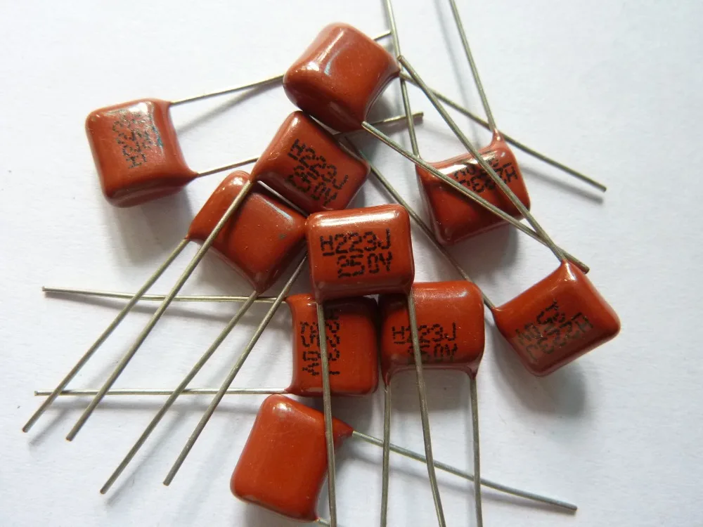 50 шт. CBB 223 250V 223J CL21 0 022 мкФ 22nF P8 Металлизированный Полипропиленовый пленочный