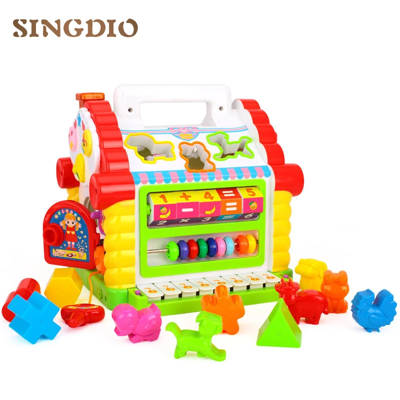 Веселые музыкальные электронные многофункциональные детские игрушки для