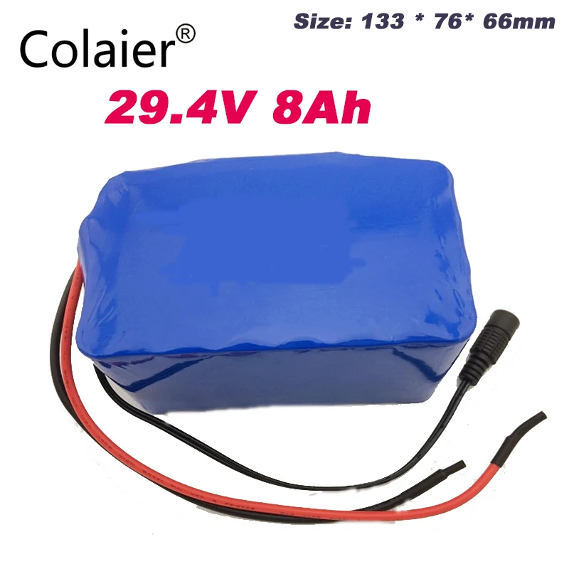 Аккумуляторная батарея Colaier 24 В 8 Ач 250 P 15 А BMS 29 4 Вт 8000 в мАч|Комплекты батарей| |