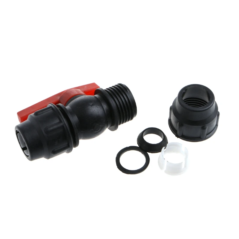 

20mm/25mm/32mm Water Pipe Quick Valve Connector PE Tube Ball Valves Accessories