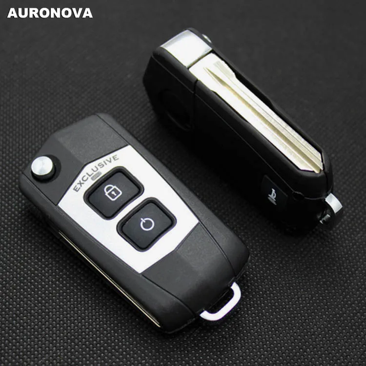 AURONOVA новый обновленный Складной Корпус ключа для Kia Soul 2 + 1 задние кнопки чехол