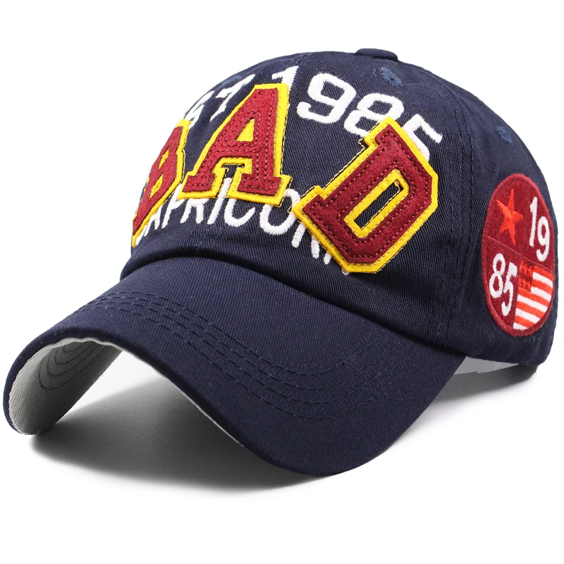 Sole Crowd unisex casual baseball caps for men fashion 100%cotton letter BAD cap summer hip hop snapback women brand hat bone | Аксессуары
