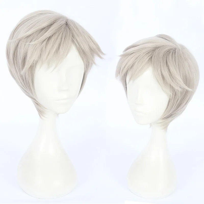 Tsukishiro Yukito Kinomoto, парик сакуры, блонд, мужской, LI SYAORAN, косплей, коричневый парик, Tomoyo Daidouji, Фиолетовый парик для волос, Tsukishiro Yukito, парик - Цвет: Tsukishiro Yukito