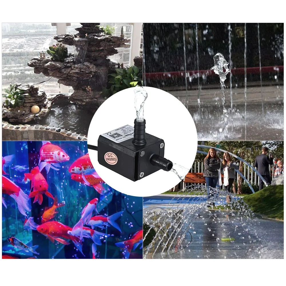 DC 12V аквариумные водяные насосы для лазерной гравировки водяного охлаждения