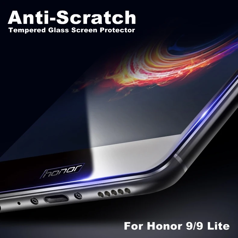 

Anti-Scratch Tempered Glass For Huawei Honor 9 Screen Protector For Honor 9 Lite Protective Glass Ultra-clear Honor9 Front Film