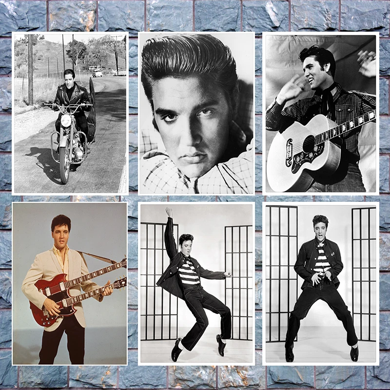 Постер Elvis Presley с четким изображением настенные наклейки украшение для дома