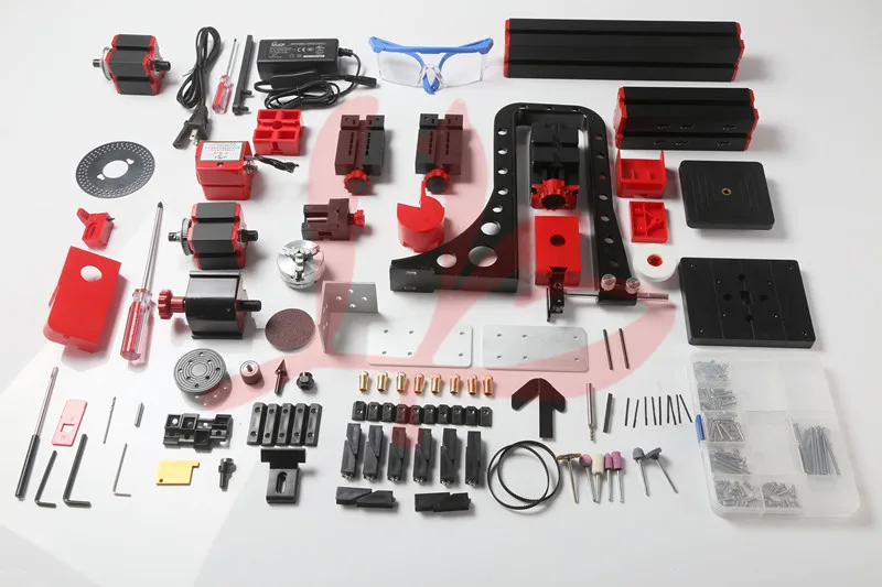 Многофункциональный сверлильный шлифовальный станок 8 в 1 с комплектом луковых