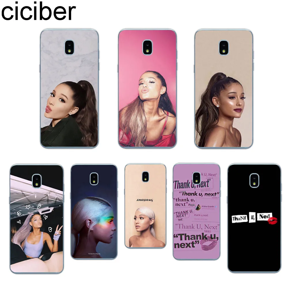 Ciciber для samsung Galaxy J6 J5 J7 J8 J1 J2 J3 J4 Pro Core Plus Prime mini мягкие ТПУ чехлы для телефонов Ariana Grande