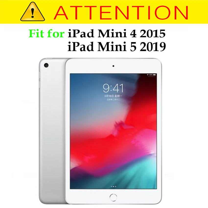 Чехол для iPad Mini 4 5 7 9 &quotпланшет 2019 искусственная кожа Магнит Пробуждение/спящий