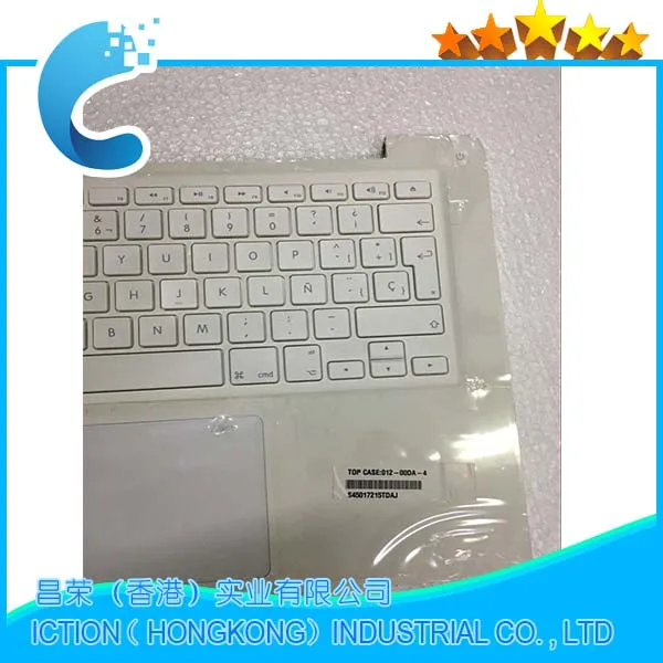 Оригинальный чехол A1342 с SP Spainsh клавиатурой для MacBook верхний испанской тачпадом 2009