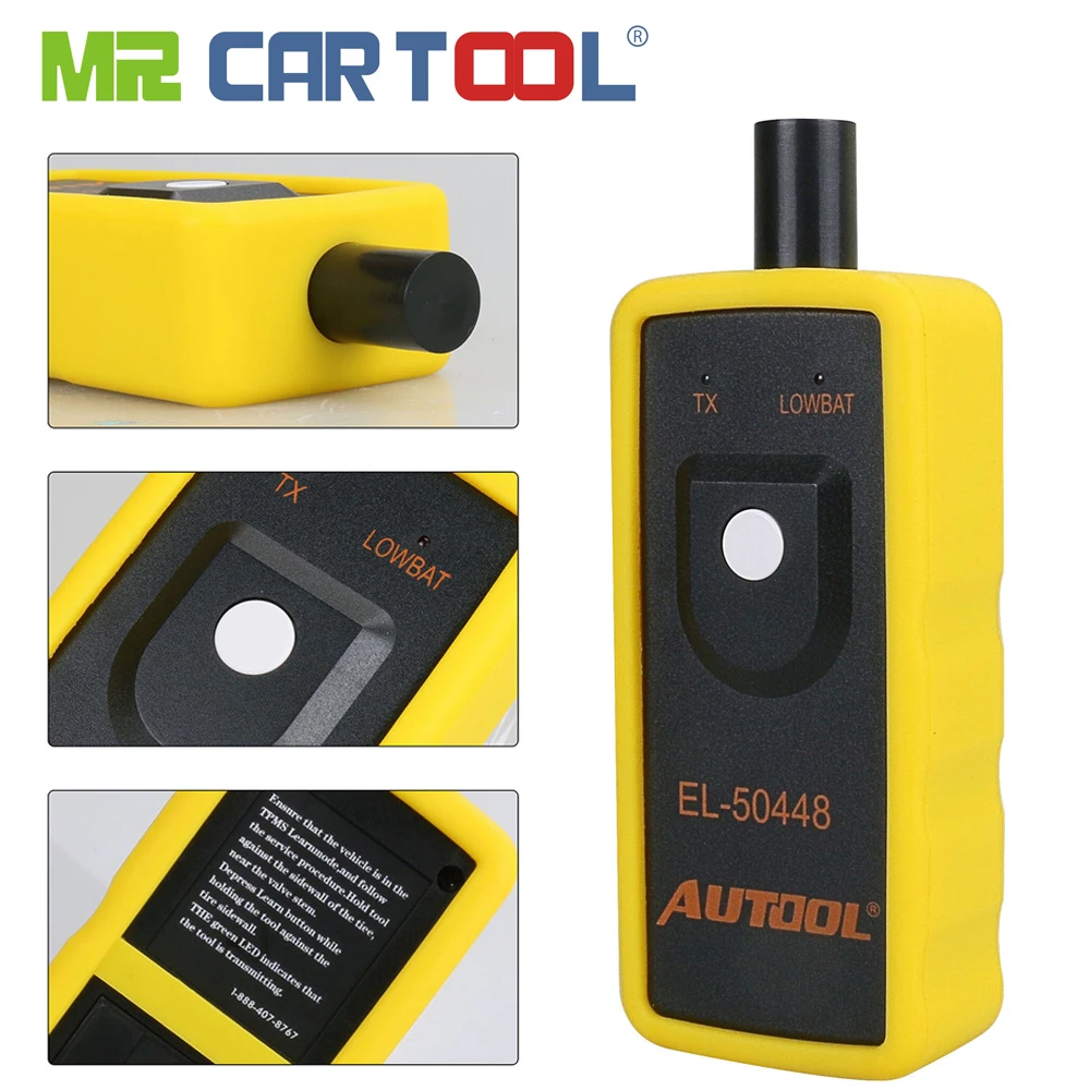 Mr Cartool EL50448 автомобильный Tpms инструмент сброса датчик шины активатор Авто Ремонт