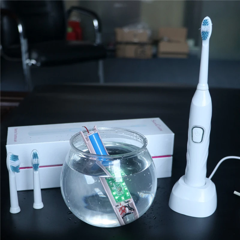 USB звуковая электрическая зубная щетка вибрационная Умная Автоматическая ультра