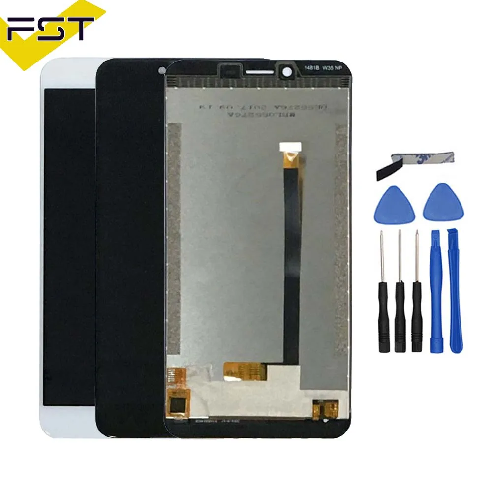 Черный/белый для Oukitel U15S ЖК-дисплей + сенсорный экран дигитайзер сборка запчастей