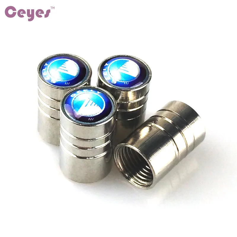 Ceyes Car Styling Wheel Tire Tyre Valve Caps Covers Case For Geely Emgrand Ec7 7 Ec8 Car-Styling Emblems Accessories | Автомобили и