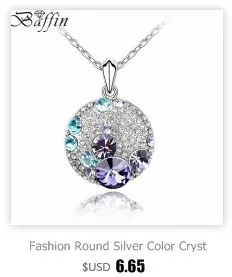 BAFFIN подлинные кристаллы от SWAROVSKI Спайк подвеска ожерелья Длинная цепочка Висячие серьги Ювелирные наборы для женщин подарок для влюбленных