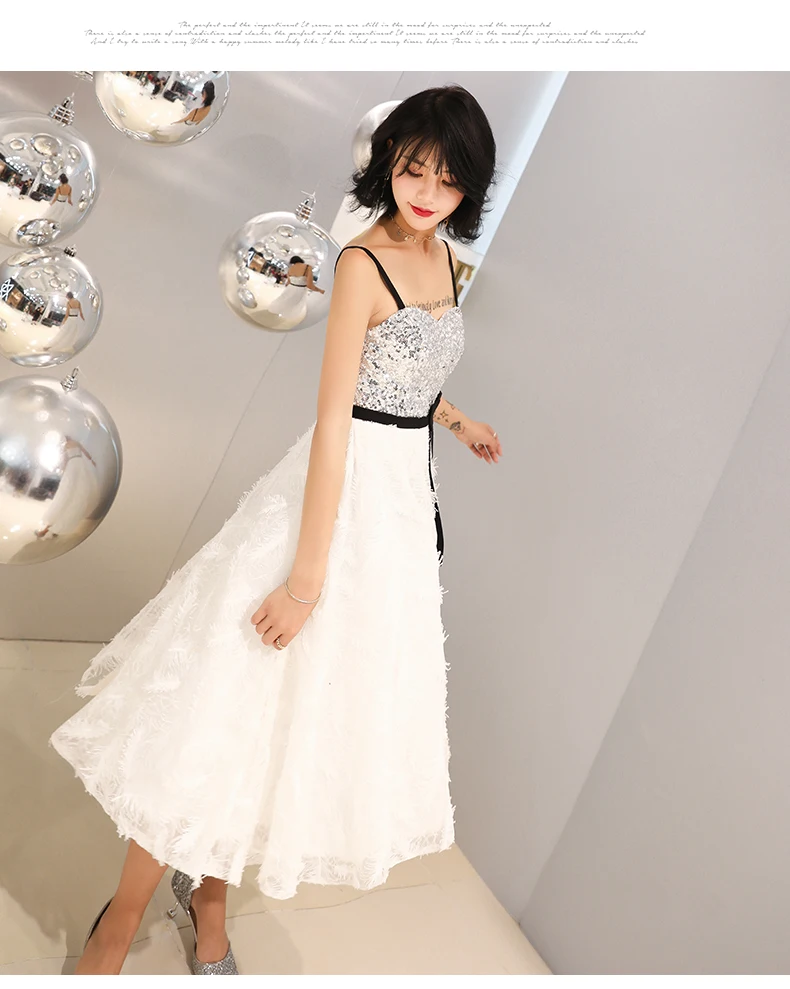 Белые короткие платья для выпускного вечера вечернее платье сексуальное