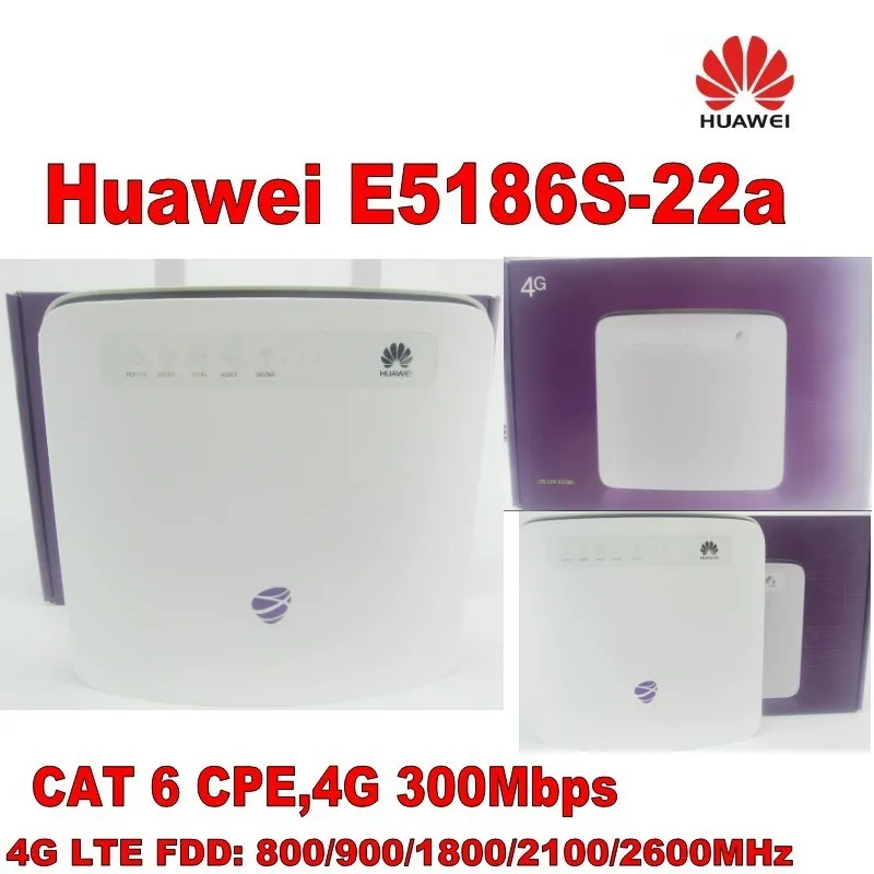 Оригинальный разблокированный беспроводной маршрутизатор Huawei E5186 Cat6 300 Мбит/с