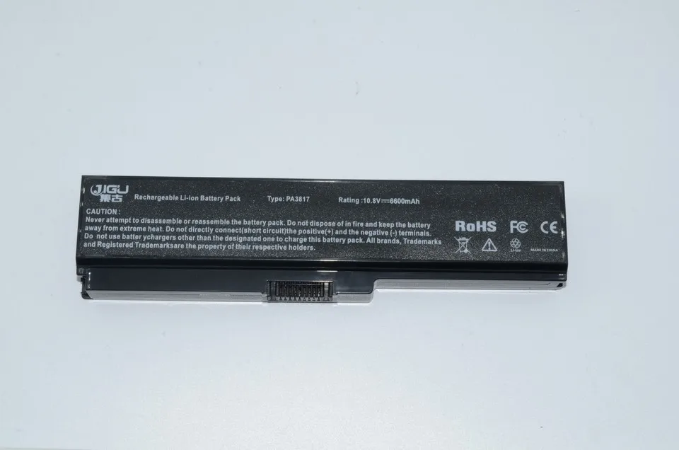 Jigu Аккумулятор для ноутбука TOSHIBA Satellite L750 L650 серии PA3816U-1BRS PA3817U PA3817U-1BAS PA3817U-1BRS PA3818U-1BRS PA3819U-1BRS