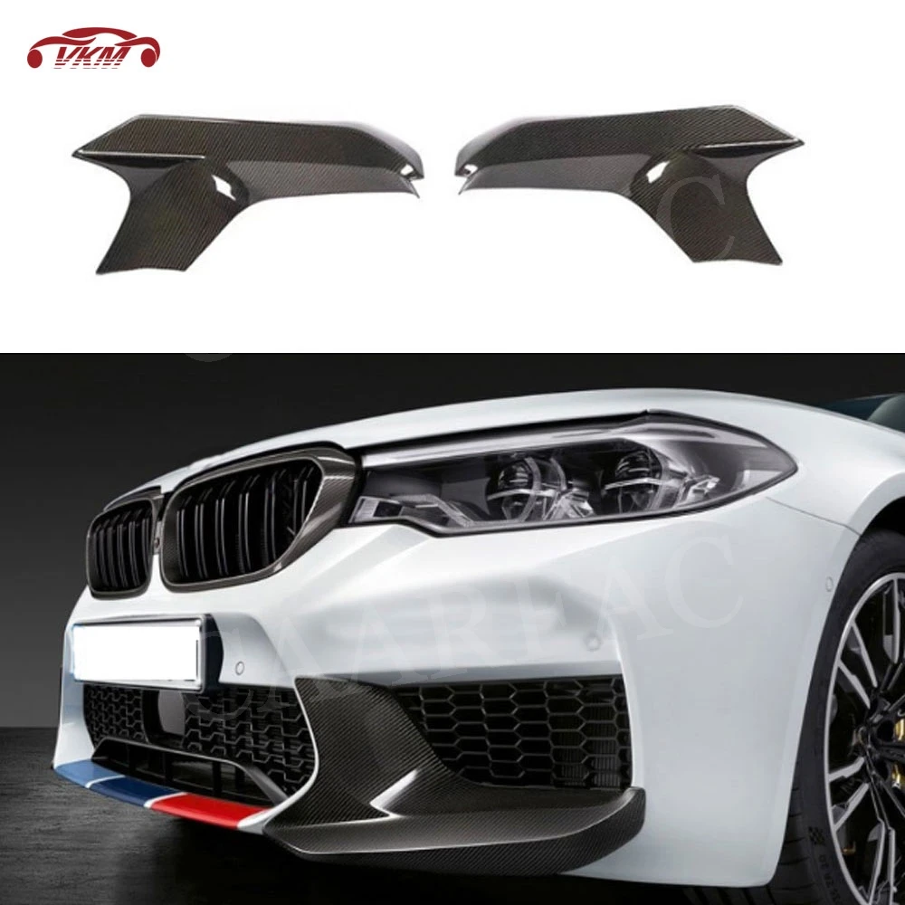 5 серий передний бампер из углеродного волокна разветвитель для губ щитки