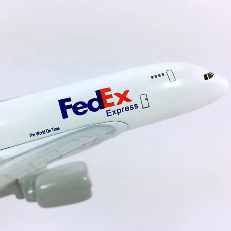 14 см 1:400 Airbus A380-800 модель FedEx Экспресс самолет с базовым сплавом самолет коллекционный дисплей игрушка модель Коллекция