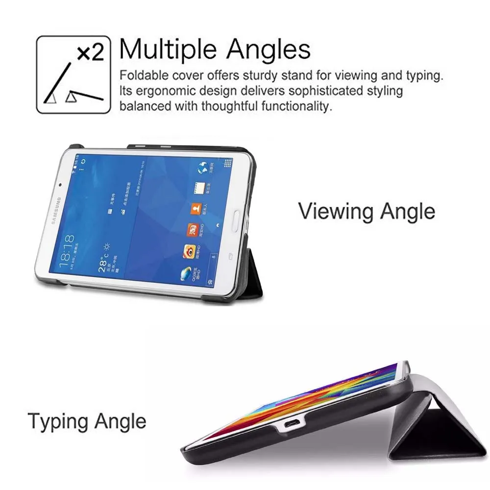 Сверхтонкий магнитный складной смарт чехол для Samsung galaxy Tab 4 VE 7 0 T230 T231 T235 T239