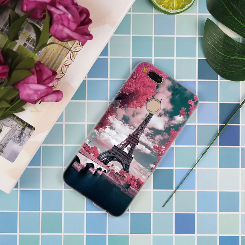 Чехол с Эйфелевой башней для Xiaomi Mi Play Pocophone F1 8 A1 A2 Lite 6 6Plus Mix 3 2S Redmi Note 4x5 S2|Бамперы| |