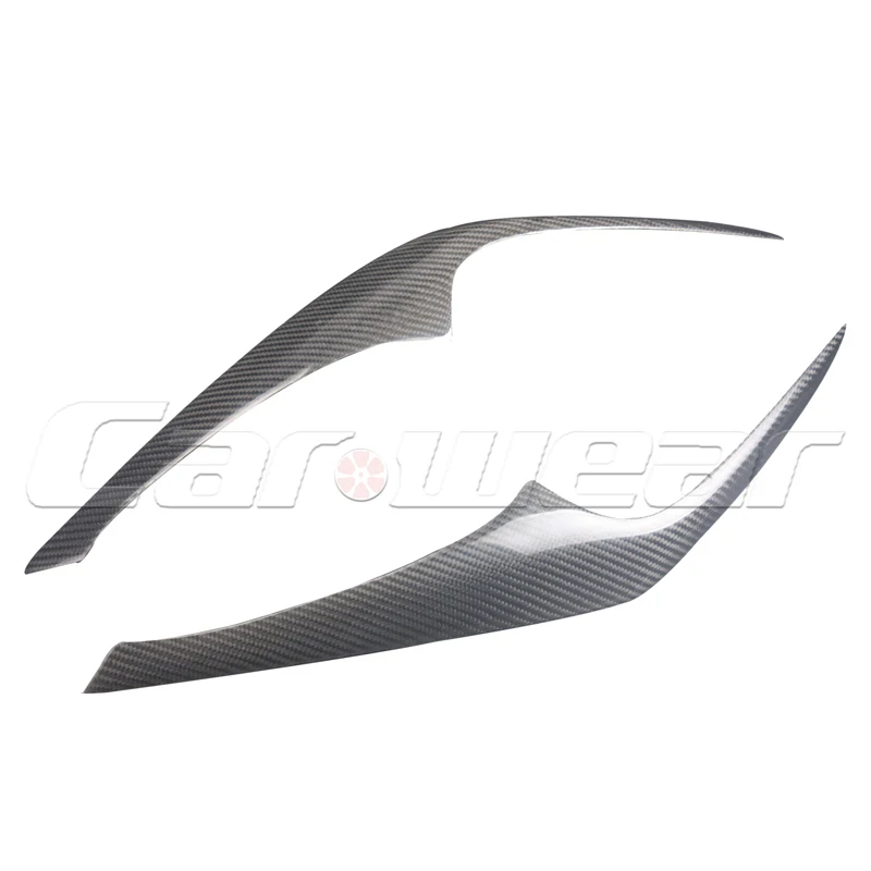 Для hyundai Coupe углеродное волокно фары автомобиля брови крышка отделка наклейка 2003-2006