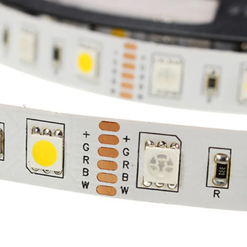 СВЕТОДИОДНАЯ лента SMD 5050 RGBW 12V гибкий свет RGB + белый/теплый белый Красочные полосы