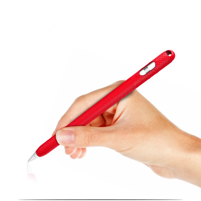 Мягкий Цветной силиконовый чехол Fanshu совместимый с Apple Pencil 1 2 для iPad планшета