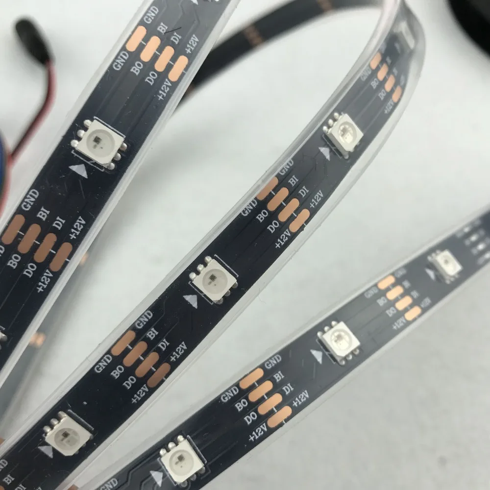 30 светодисветодиодный s/m5 м WS2815 DC12V Адресуемая полноцветная светодиодная лента RGB