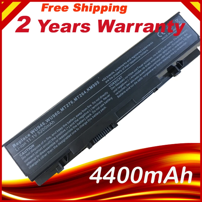 Аккумулятор для ноутбука Dell Studio 1537 1555 1535 1536 1557 1558 WU946 PP33L PP39L KM958 KM965 MT264 312 0701 6