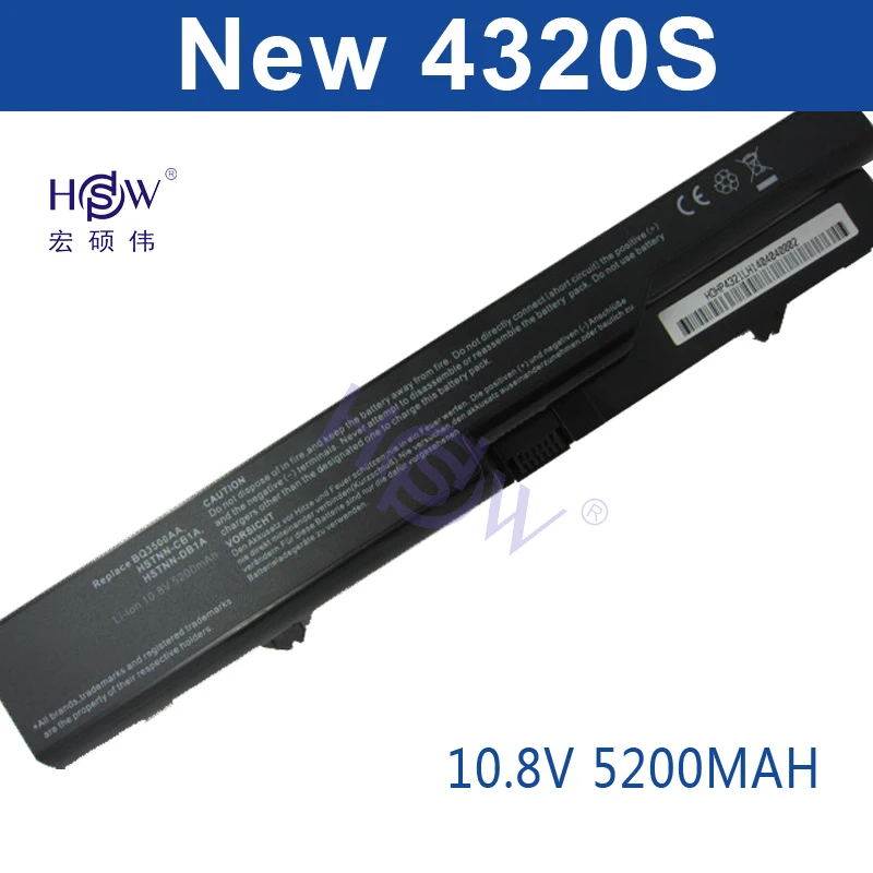 HSW Аккумулятор для ноутбука HP 420 421 425 620 625 ProBook 4320 s t 4321 4325 4326 4420 4421 4425 4520 4525