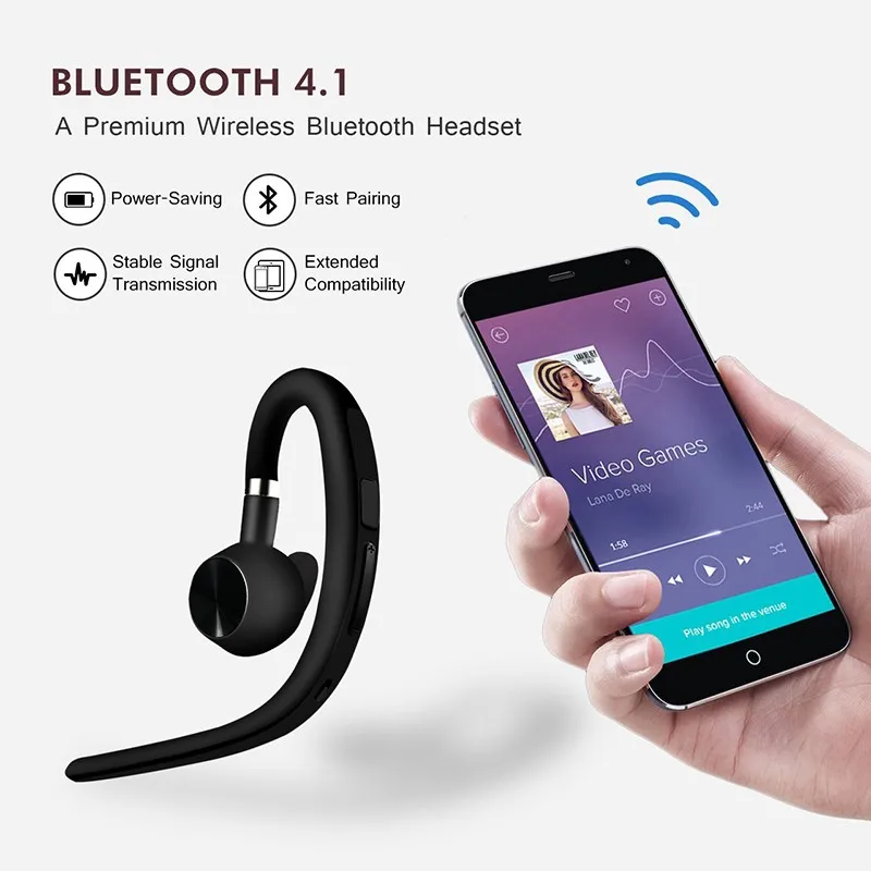 CUFOK Bluetooth Наушники Беспроводные спортивные наушники для водителей вкладыши