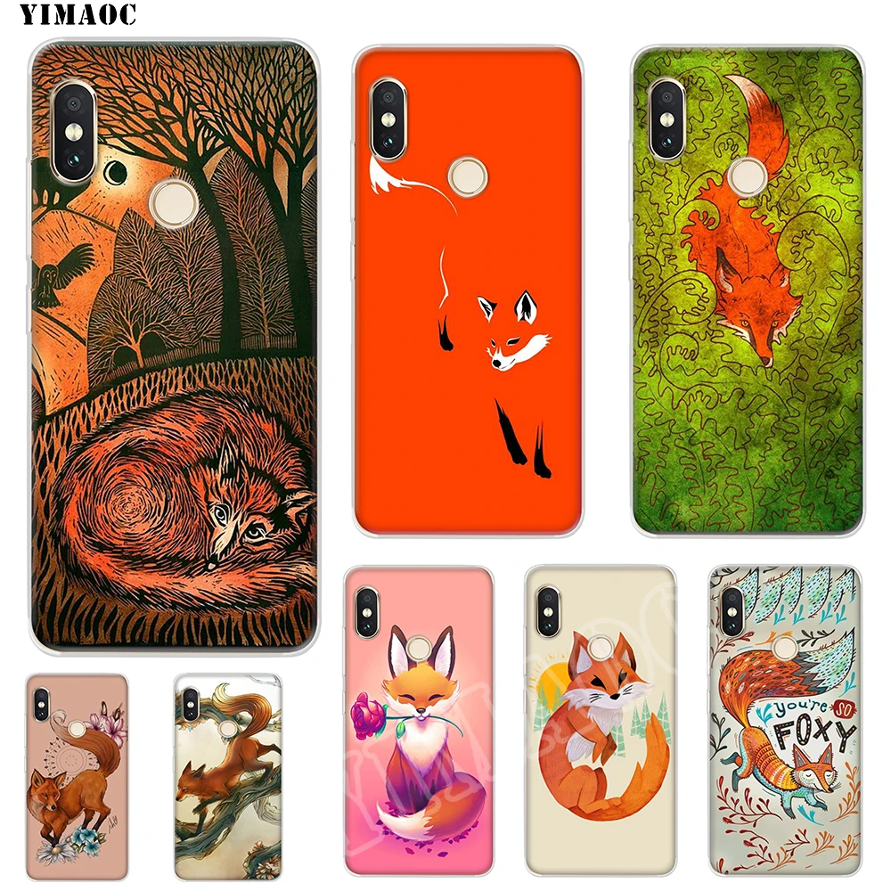 YIMAOC Youre So Foxy Fox Art Foxes Series Soft for POCOPHONE F1 Case Xiaomi Redmi Note 6 7 Pro 6A Mi 8 Lite Cases |