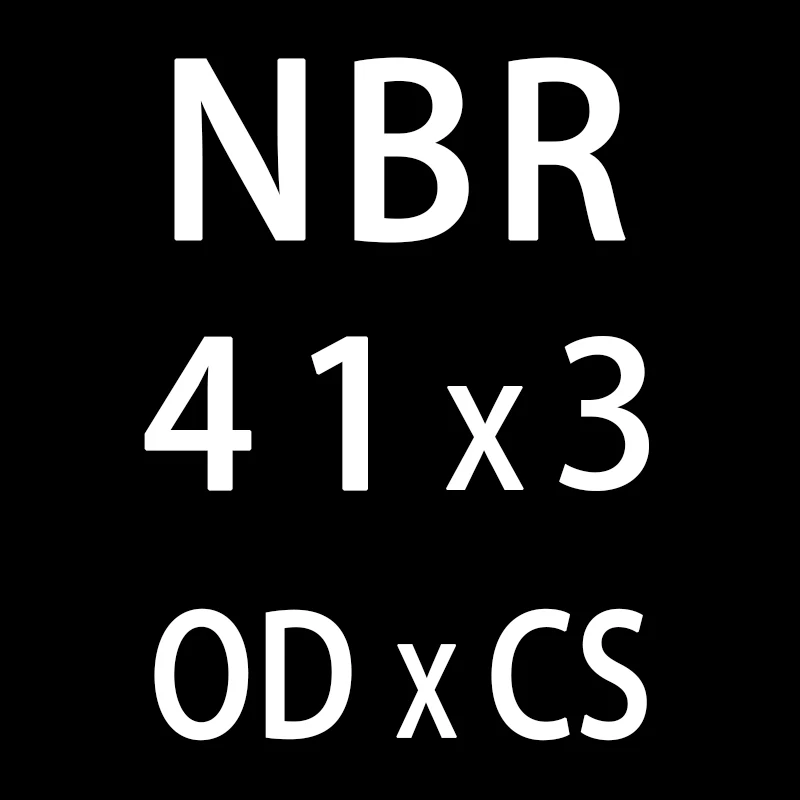 20 шт./лот резиновое кольцо черное NBR пломбирование уплотнительное кольцо 3 мм OD41/42/43/44/45/46/47/48/50*3 мм уплотнительное уплотнение нитриловые прокладки масляные шайбы кольца - Цвет: OD41mm